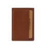Zoozie Bags Vera Cartera para Hombre en Piel Auténtica Color Tostado 9.8x2x6.8 cm